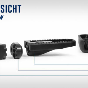 Wunderlich Repose-pied Vario EVO1 - noir – Image 2