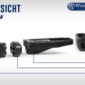 Wunderlich Articulation Vario conducteur »EVO1« (paire) - noir – Image 2