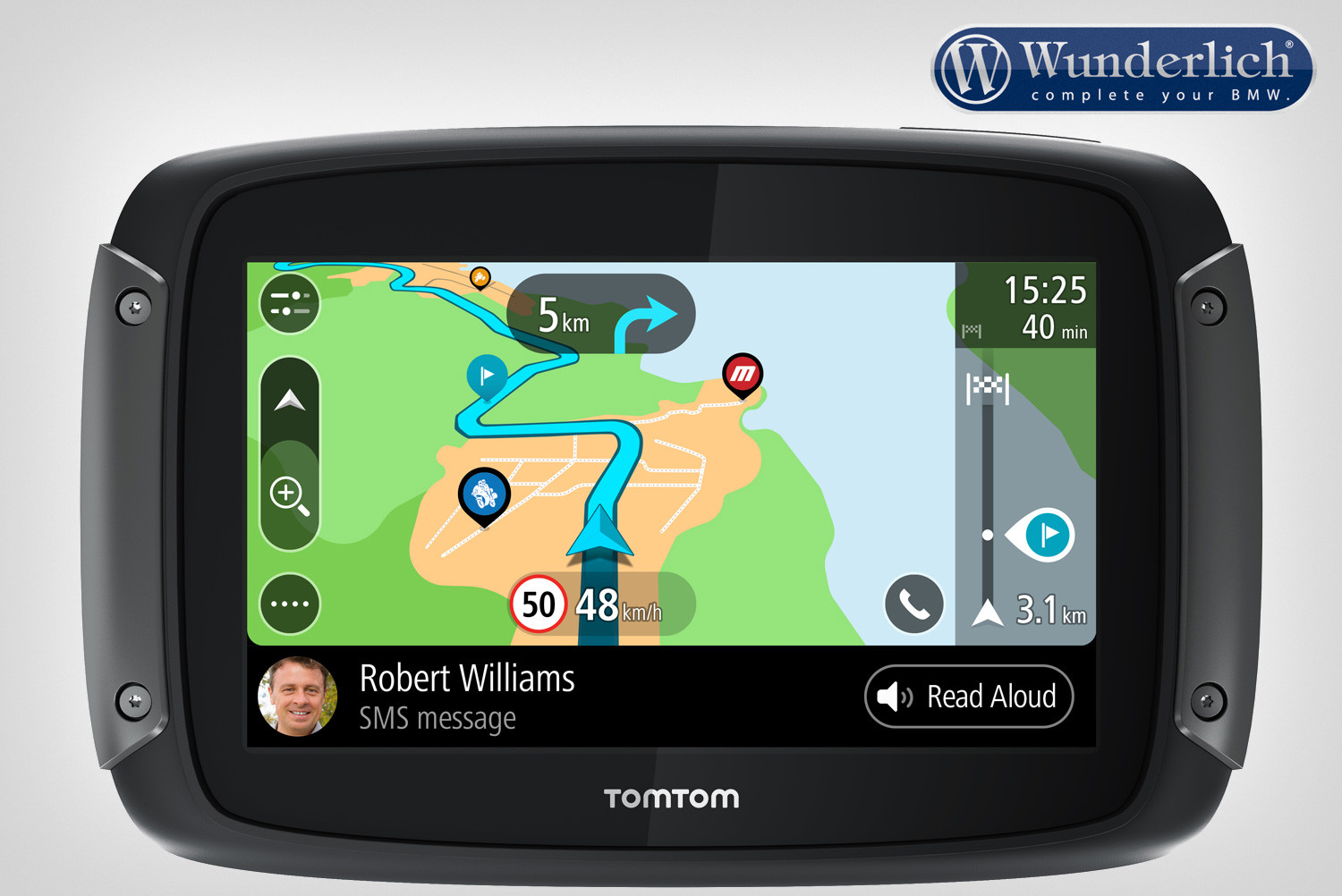 GPS appareil de navigation TomTom Rider 550 World - Temersit