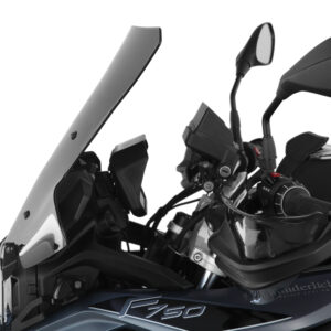 Bulle de carénage Wunderlich »MARATHON« - Fixation longue (160mm) - gris fumé – Image 3