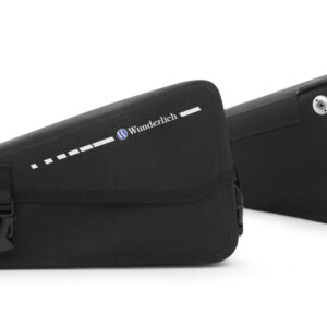 Carénage de cadre (avec ouverture pour prise) et sacoches latérales - Ensemble - noir – Image 4