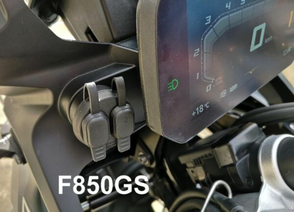 Prise encastrée double USB Plug-n-Play pour les motos BMW - Temersit
