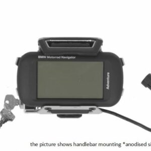 Support pour guidon Garmin Montana/ BMW Navigator Adventure*verrouillable* *alu anodisé noir* – Image 5