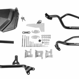 Boîte à outils avec arceau de protection moteur DCT - complet - inox, noir pour Honda CRF1100L Africa Twin / CRF1100L Adventure Sports – Image 5