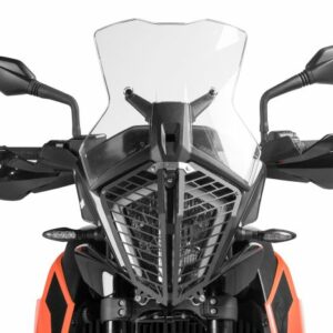 Protection de phare aluminium avec blocage rapide pour KTM 890 Adventure / 890 Adventure R / 790 Adventure / 790 Adventure R/ 390 Adventure *OFFROAD USE ONLY* – Image 3