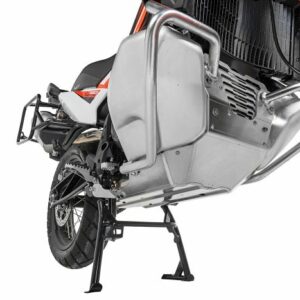 Sabot moteur RALLYE Evo, aluminium naturel pour KTM 790 Adventure/ 790 Adventure R - Béquille principale KTM